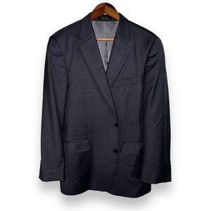 Perlis Charcoal Gray Empire 1917 Wool Sport Coat 42R